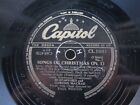 JO STAFFORD & GORDON MACRAE  12" 78 RPM SONGS OF CHRISTMAS PART 1 /2 UK CAPITOL