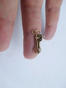 Rare Art Deco Early 1900 s 14K Gold Blender Egg Beater Whisk Pendant Charm ! - Picture 1 of 8