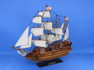 Maqueta de barco alto galeón español madera 20" - Imagen 1 de 18