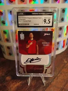 Dennis Praet Autograph Daka Belgien CGC Grading 9.5 Leicester City - Bild 1 von 2