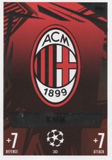 Topps Match Attax Champions League 2023/24 343 Club Badge AC Milan