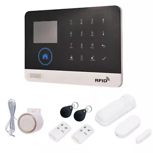 433MHz Wireless WIFI + GSM Auto-dial Alarm Security System for Home Burglar Q4K6 - Picture 1 of 12