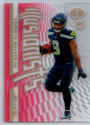 2022 Illusions Illusionists Pink /399 Kenneth Walker III #I-14 Rookie RC TC2349 - Image 1 of 2