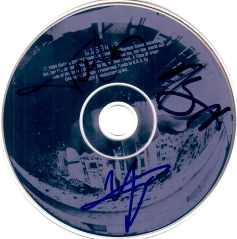 Motley Crue group signed autographed 1994 CD Tommy Lee Vince Neil Nikki Sixx JSA Cover