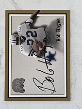 2000 Fleer GREATS OF THE GAME Dallas Cowboys BOB HAYES Autograph AUTO SP HOF