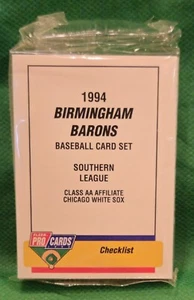1994 Birmingham Barons Fleer Pro Cards Team Set Michael Jordan Factory Sealed - Picture 1 of 3