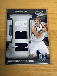 2009-10 DIRK Nowitzki Rare Game Used Jersey 3 Color Mavs Mavericks Rare Card /50 - Bild 1 von 2