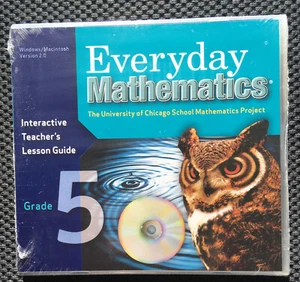 Everyday Mathematics UCSMP-CD-rom Grade 5-NEW SEALED-Teacher Lesson Guide - Picture 1 of 3