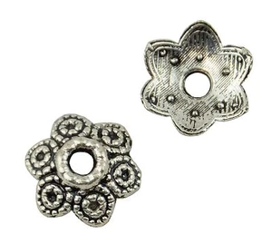 20 Swirl Style Bead Cap Antiqued Silver 11.5x4mm Pearl Beading Accessories - Picture 1 of 1