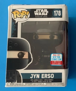 FUNKO POP STAR WARS ROGUE ONE JYN ERSO 178 NEW YORK COMIC CON OFFICIAL STICKER - Picture 1 of 2