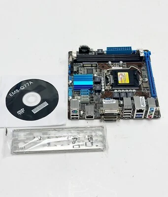 Placa madre integrada AAEON EMB-Q77A-A10 Mini-ITX CAJA ABIERTA Foto 1 de 4
