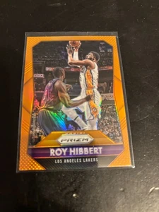 2015/16 Prizm Orange Roy Hibbert Los Angeles Lakers Georgetown Hoyas 40/65 - Picture 1 of 2