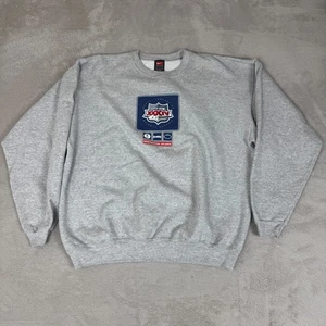 VTG Nike NFL Super Bowl 2000 Atlanta Georgia Sweatshirt Mens XL Gray Preowned - Picture 1 of 6