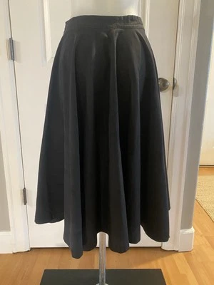 Falda Columpio Estampado Retro Lindy Bop Talla XS Ajuste Acampanado Piedra Lavada Negra Foto 1 de 4