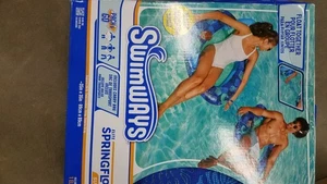 SwimWays Elite Spring Float Sonnensitz Poolliege aufblasbarer Stuhl für Erwachsene - Bild 1 von 4