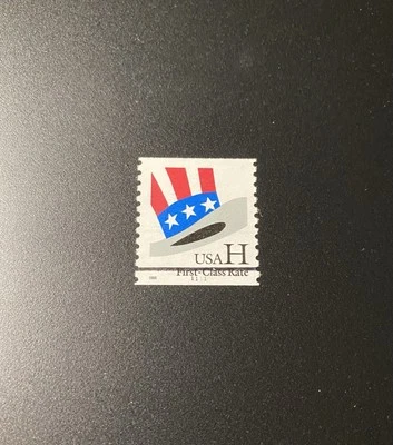 U.S. Scott #3264 Uncle Sam's шляпа 1998 33¢ "H" катушка одиночная пластина #1111 б/у - Изображение 1 из 2