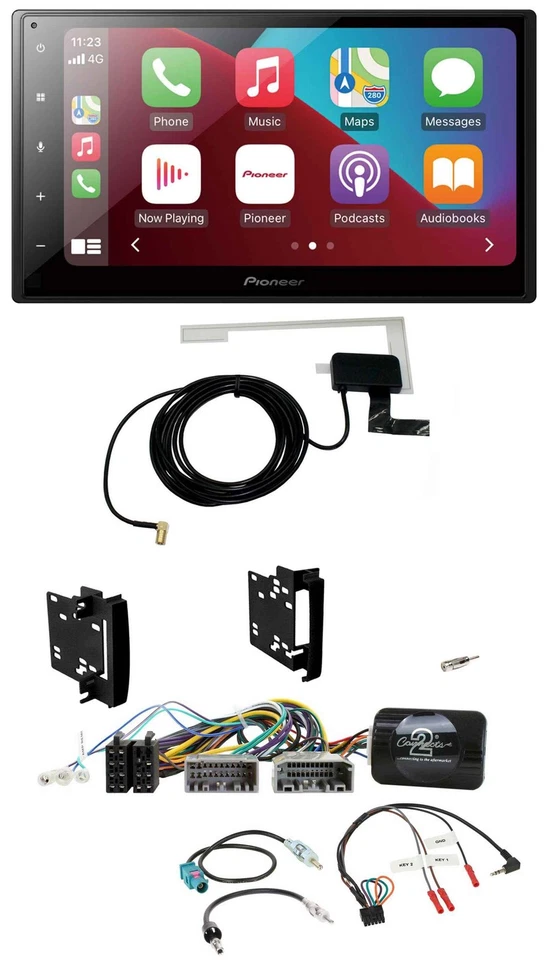 Pioneer USB Bluetooth DAB Lenkrad 2DIN Autoradio für Chrysler Dodge Jeep - Bild 1 von 4