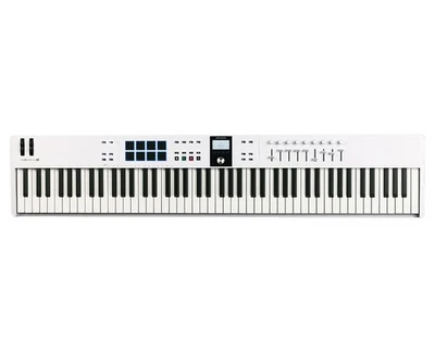 Arturia KeyLab Essential 88 mk3 88-Key MIDI Controller Keyboard - White - Image 1 of 4