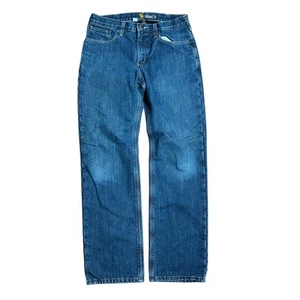Carhartt Relaxed Fit Fleece Lined Jeans Mens 32x31 Insulated Blue 102803-966 - Picture 1 of 15