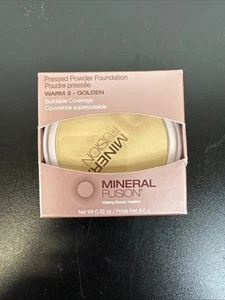Mineral Fusion - Pressed Base Warm 3 Golden - 1 Each - .32 oz. - Picture 1 of 6