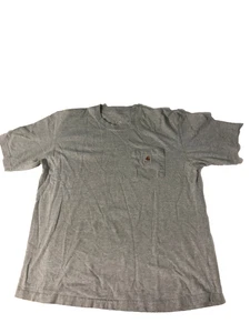 Carhartt men's Loose Fit Pocket Short Sleeve T Shirt M Gray - Picture 1 of 5