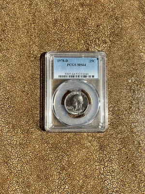 1978-D 25C Washington Quarter Dollar PCGS MS64, 51233040 - Image 1 of 2