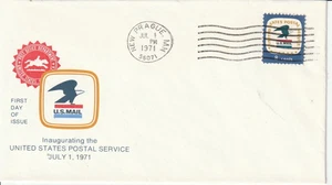 1396 8 cent Postal Service 7-1-71 FDC First Day New Prague Minnesota - Picture 1 of 1