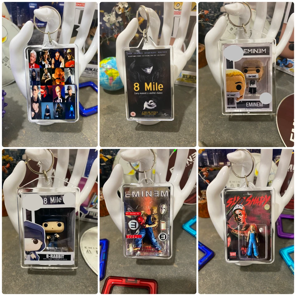 Llaveros Acrílico Eminem - ELIGE 1 o más - REGALO Perfecto para fans Foto 1 de 4