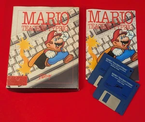 Mario Teaches Typing - 1992 Interplay - PC Tandy 1990s Vtg Computer Game - *Read - Picture 1 of 24