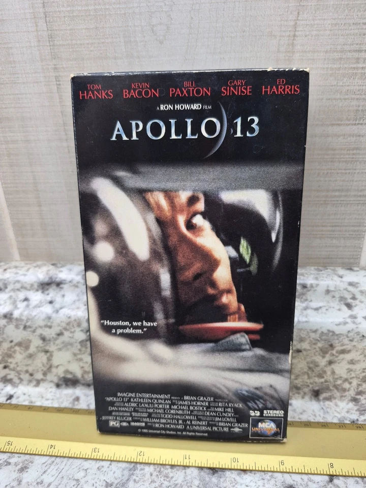 Apollo 13 VHS 1995 Drama Space Ron Howard MCA Universal - Image 1 of 2