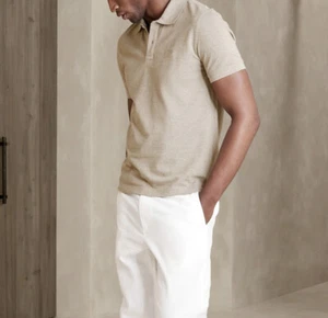 NWT BANANA REPUBLIC MEN’S SLIM MONOGRAM PIQUE POLO Shirt, Size XL (XLarge) - Picture 1 of 4