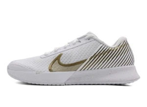 Nike Court Air Zoom Vapor Pro 2 HC Wimbledon Women's Tennis Shoes NWT HF3631-100 - Picture 1 of 11