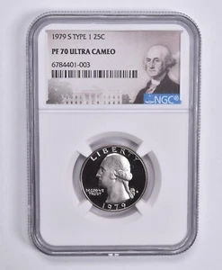 PF70 UCam 1979-S Type 1 ONE Washington Quarter NGC Graded Special Lbl - Picture 1 of 5