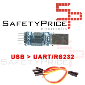 CONVERSOR USB A SERIE RS232 UART TTL 5V CABLES DUPONT PL2303 RF0192 - Imagen 1 de 1