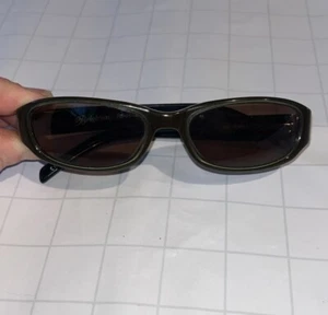 Brighton Hello Dolly Sunglasses 53-16-135 Brown & Teal With Engraved Sides - Picture 1 of 10