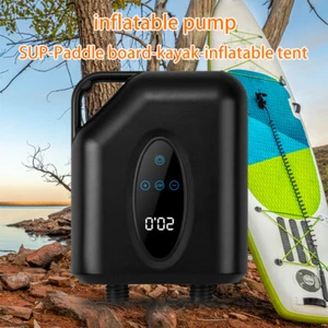 Bomba de aire SUP de 20 PSI inflado y deflación de doble etapa para tablas de remo de pie - Imagen 1 de 26
