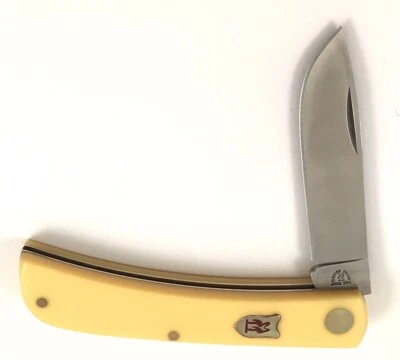 Navaja de bolsillo Kissing Crane SodBuster amarilla lisa Sod Buster 10987-LX Foto 1 de 4