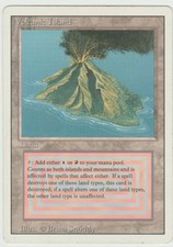 Revised Edition  MTG  Volcanic Island   Magic Dual Land