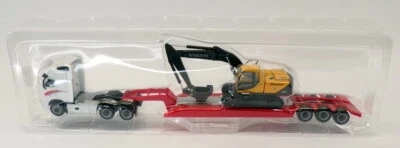 Cararama 1/87 Scale 185002 - Volvo FH12 With Excavator EC210 - Photo 1/2