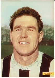 JOHN McGRATH Newcastle England signed 1965 Charles Buchan Photo Picture †1998 - Picture 1 of 1