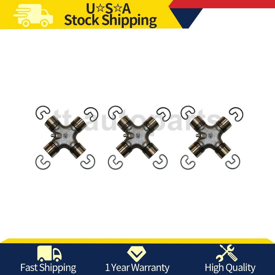 Eje trasero 3 piezas GMB todas las juntas U junta universal para Ford F-350 1975-1997 Foto 1 de 3