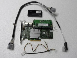 DELL POWEREDGE R310 SERVER PERC H700 PCI SAS SATA RAID KIT WITH BATTERY & CABLES - Picture 1 of 3