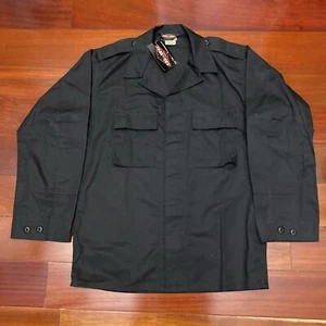 True-Spec By Atlanco Tactical Shirt Large Long True Black - Picture 1 of 6