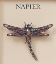 New in Box Napier Elevated Dragonfly Pin NIB