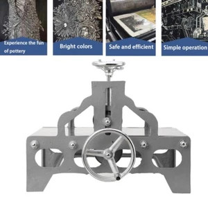 Manual Printmaking Machine with Adjustable Slab Roller for Making Relief Plate - Picture 1 of 15