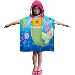 Poncho Beach Towels for Kids Towels with Hood Hooded Bath Towel for Baby Tod... - Picture 1 of 6