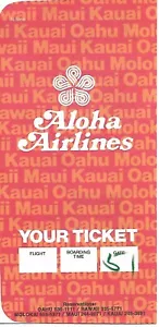 Ticket Jacket - Aloha - Island Names (J2035) - Bild 1 von 1