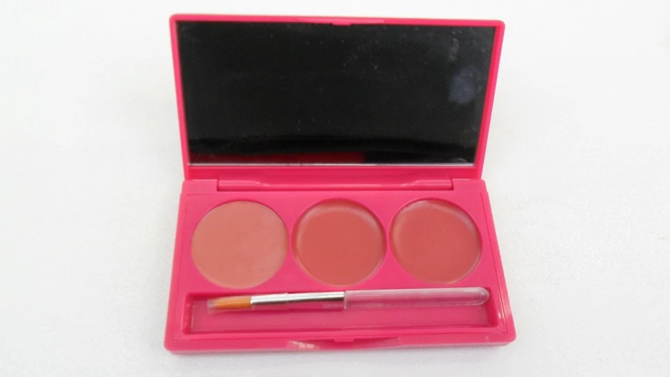 MODELCO PALETA LABIAL MAQUIAGEM COR COSMÉTICOS GATINHO 01 EMILY 03 ABBY 04 - Imagem 1 de 4