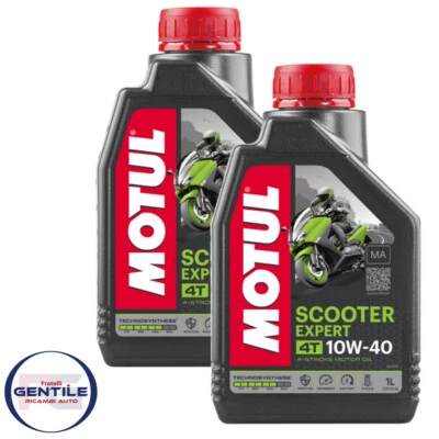 MOTUL SCOOTER EXPERT 4T 10W-40 MA OLIO MOTORE TECHNOSYNTHESE 10W40 2 LT