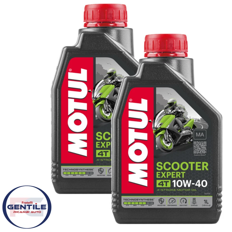 MOTUL SCOOTER EXPERT 4T 10W-40 MA OLIO MOTORE TECHNOSYNTHESE 10W40 2 LT